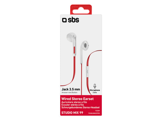 SBS Stereo-Ohrhörer mit Kabel: Studio Mix 99