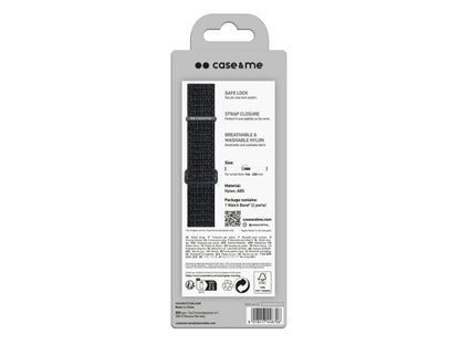 CASEME Uhrenarmband für Apple Watch 42/44/45 mm mit Klettverschluss