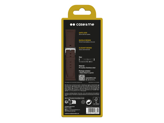 CASEME Kunstlederband für Apple Watch 42-44-45-49mm/Ultra
