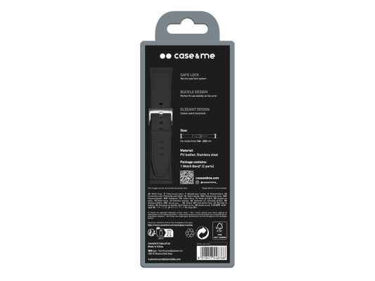 CASEME Kunstlederband für Apple Watch 42-44-45-49mm/Ultra