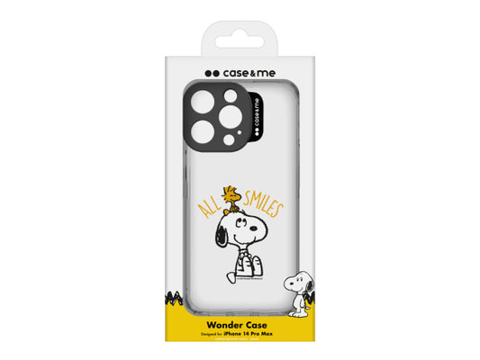 CASEME Hülle mit Peanuts-Motiv und Objektivschutz für das iPhone 14 Pro Max