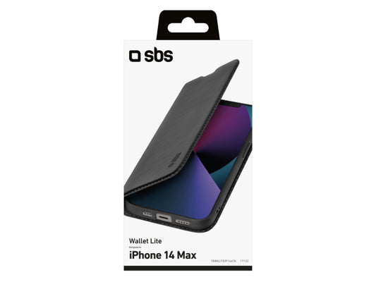 SBS Bookcase Wallet Lite-Hülle für iPhone 14 Plus