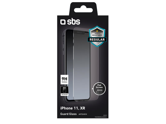 SBS Glas-Displayschutz für iPhone 11/XR