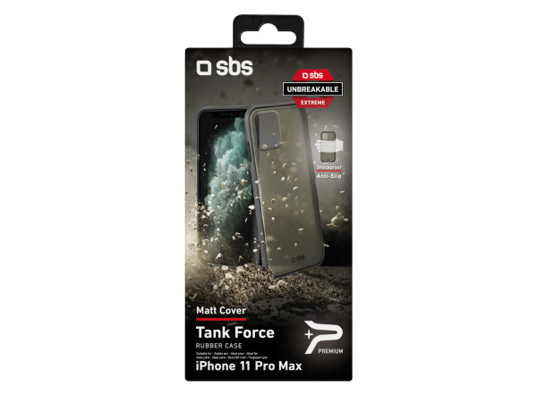 Kaufuniversum - SBS Stoß- und rutschfestes mattes Cover für das iPhone 11 Pro Max