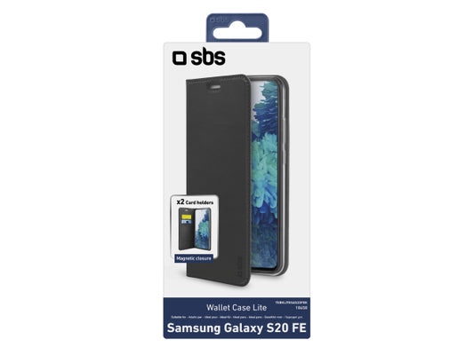 SBS Bookcase Wallet Lite-Hülle für Samsung Galaxy S20 FE