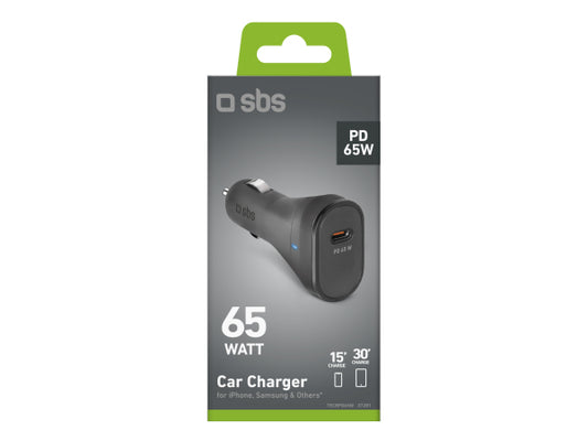 SBS Ladegerät fürs Auto – 65 Watt ultraschnelles Laden mit Power Delivery