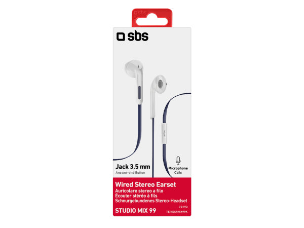 Kaufuniversum - SBS Stereo-Ohrhörer mit Kabel: Studio Mix 99