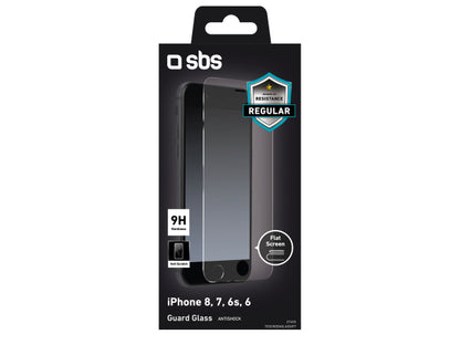 SBS Screen Protector Glass für iPhone 8 / 7 / 6s / 6