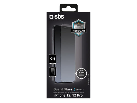 SBS Glas-Displayschutz für iPhone 12/12 Pro