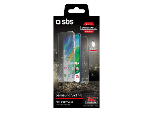 SBS Cover Full Body 360° für Samsung Galaxy S21 FE - Unbreakable Collection