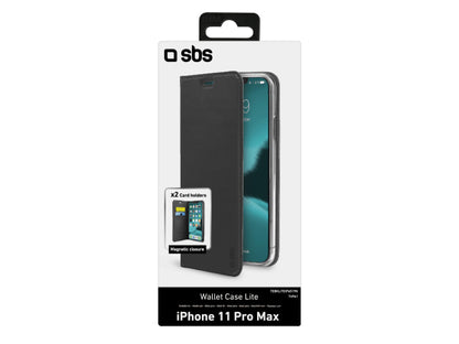 SBS Bookcase Wallet Lite-Hülle für iPhone 11 Pro Max