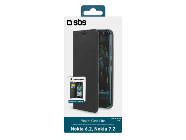 Kaufuniversum - SBS Bookcase Wallet Lite-Hülle für Nokia 7.2/6.2