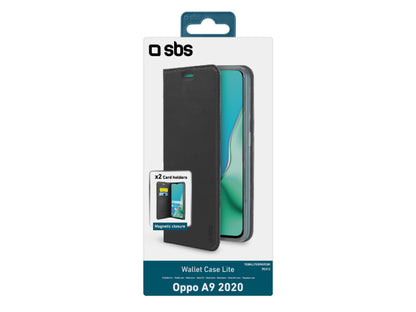 SBS Bookcase Wallet Lite-Hülle für Oppo A9 2020