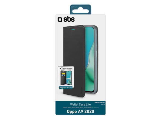SBS Bookcase Wallet Lite-Hülle für Oppo A9 2020
