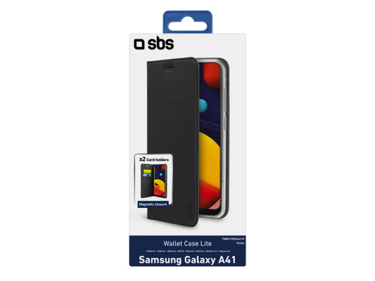 SBS Bookcase Wallet Lite-Hülle für Samsung Galaxy A41