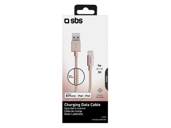Kaufuniversum - SBS Lade- und Datenübertragungskabel Apple Lightning - Gold Collection