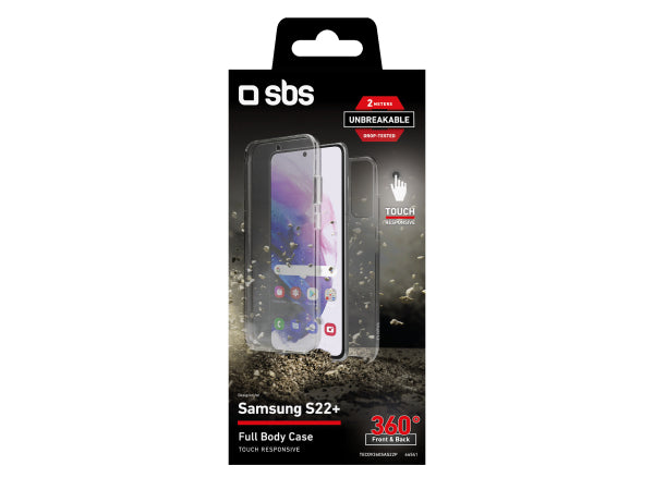 Kaufuniversum - SBS Cover Full Body 360° für Samsung Galaxy S22+ - Unbreakable Collection