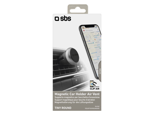 SBS Auto-Magnethalterung Tiny Round mit Clip