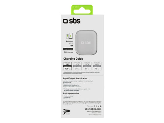 SBS Kabellose 3-W-Ladestation