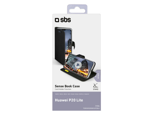 SBS Handyhülle Book Sense für Huawei P20 Lite
