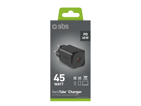 Kaufuniversum - SBS Wandladegerät mit LCD-Bildschirm, 1 USB-C-PD-45W-Ausgang (copy)