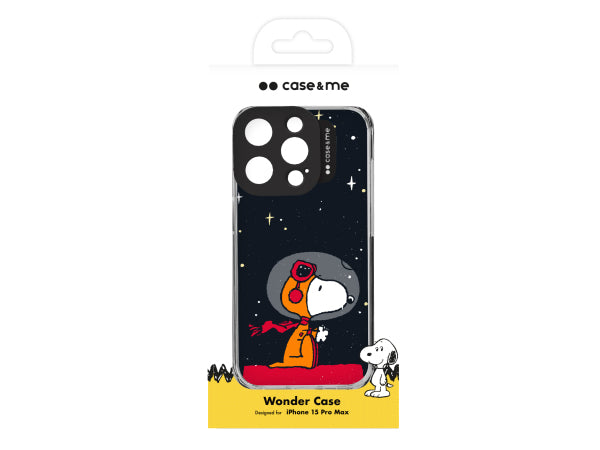 Kaufuniversum - CASEME Hülle mit Peanuts-Motiv und Objektivschutz für das iPhone 15 Pro Max