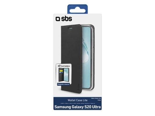 SBS Bookcase Wallet Lite-Hülle für Samsung Galaxy S20 Ultra