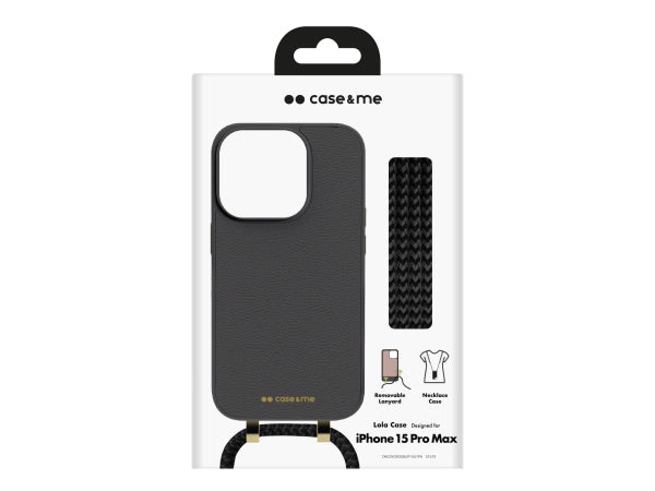 Kaufuniversum - CASEME Lola Case – Cover mit abnehmbarem Umhängeriemen für iPhone 15 Pro Max