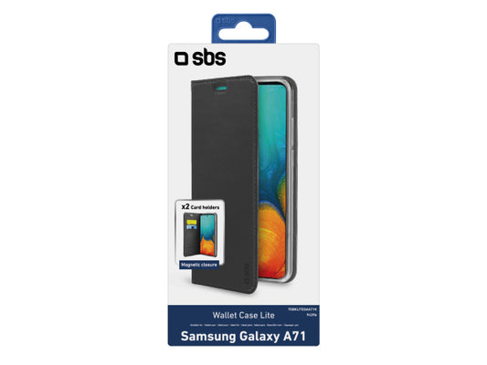 SBS Bookcase Wallet Lite-Hülle für Samsung Galaxy A71
