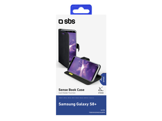 SBS Klapphülle im Hochformat Sense für Samsung Galaxy S8+