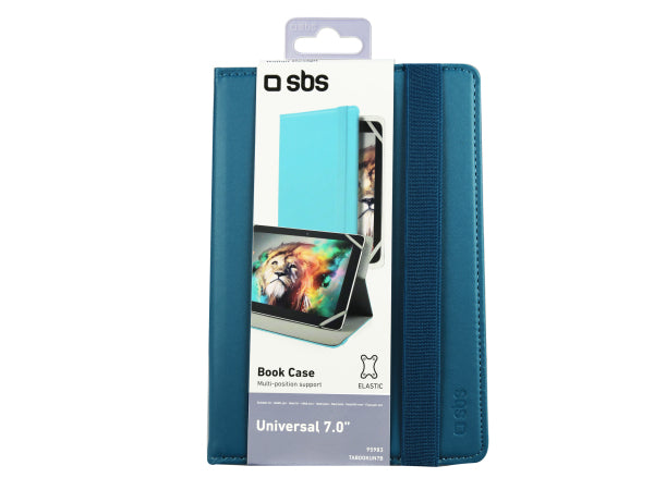 Kaufuniversum - SBS Klapphülle in universellem Hochformat mit Aufstellfunktion für Tablet 7''