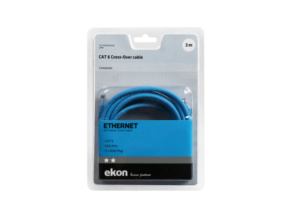 EKON Cross-over-Netzwerkkabel Kat. 6