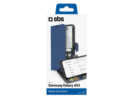SBS Book Case Wallet für Samsung Galaxy A53 mit Standfunktion