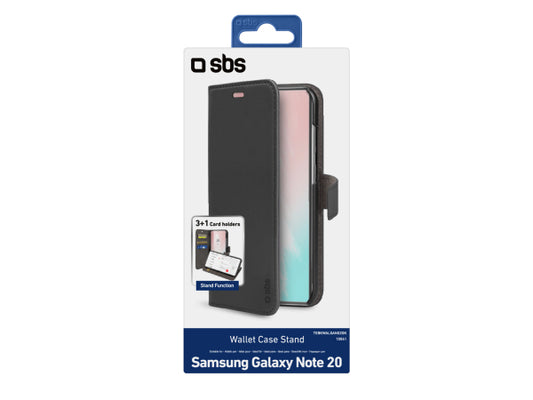 SBS Book Case Wallet für Samsung Galaxy Note 20 mit Standfunktion