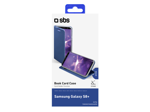 Kaufuniversum - SBS Klapphülle mit Ständerfunktion für Samsung Galaxy S8+