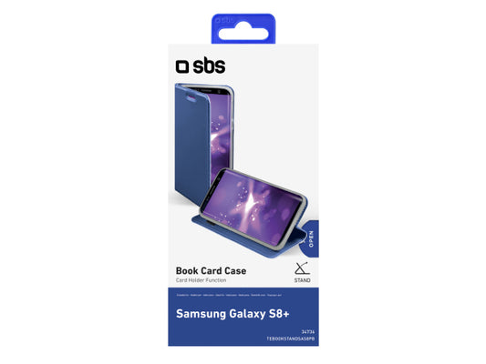 SBS Klapphülle mit Ständerfunktion für Samsung Galaxy S8+
