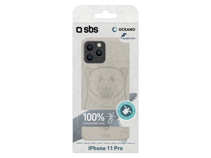 SBS Öko-Cover Bär für iPhone 11 Pro