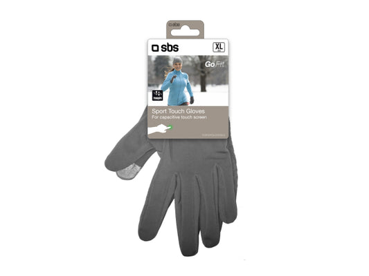 SBS Handschuhe Touch Sport, Größe XL, für kapazitiven Touchscreen
