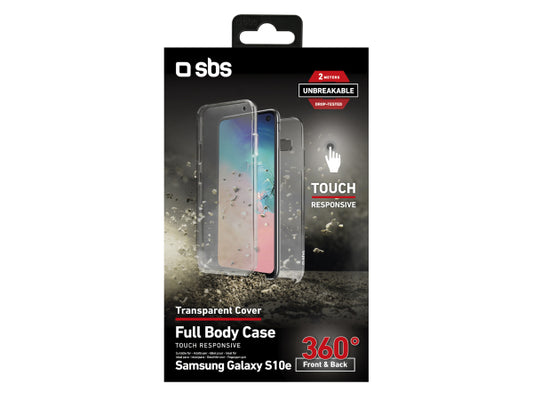 SBS Cover Full Body 360° für Samsung Galaxy S10e - Unbreakable Collection