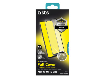 SBS Glas Displayschutz Full Cover für Xiaomi Mi 10 Lite