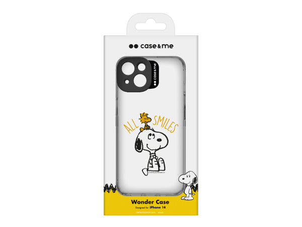 Kaufuniversum - CASEME Hülle mit Peanuts-Motiv und Objektivschutz für das iPhone 14