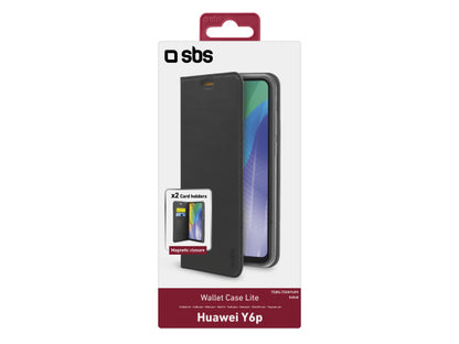 SBS Bookcase Wallet Lite-Hülle für Huawei Y6p