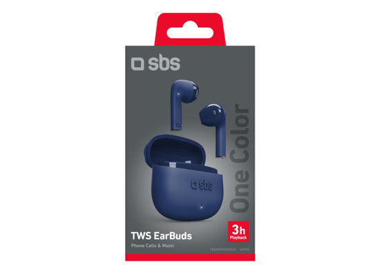 SBS TWS One Color – kabellose Ohrhörer mit True-Wireless-Stereo-Technologie