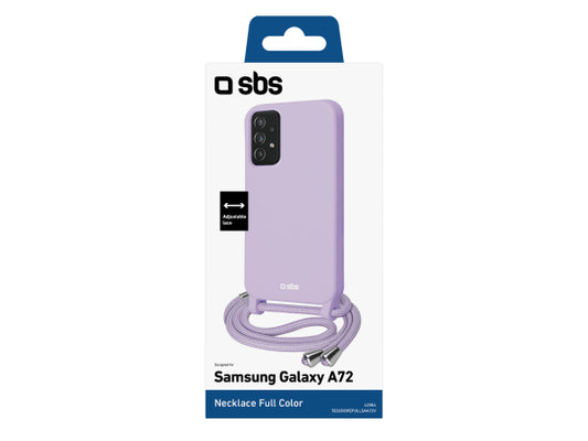 SBS Farbiges Riemen-Halsband-Cover für Samsung Galaxy A72