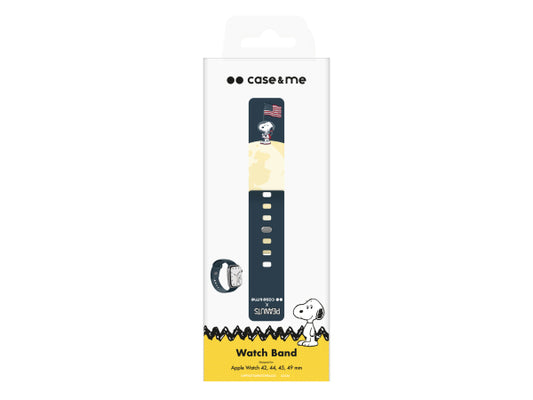 CASEME Armband für Apple Watch 42, 44, 45,49mm mit Peanuts™-Design