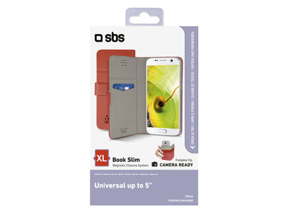 SBS Hülle Bookslim Universal für Smartphones bis zu 5''