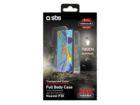 SBS Cover Full Body 360° für Huawei P30 - Unbreakable Collection