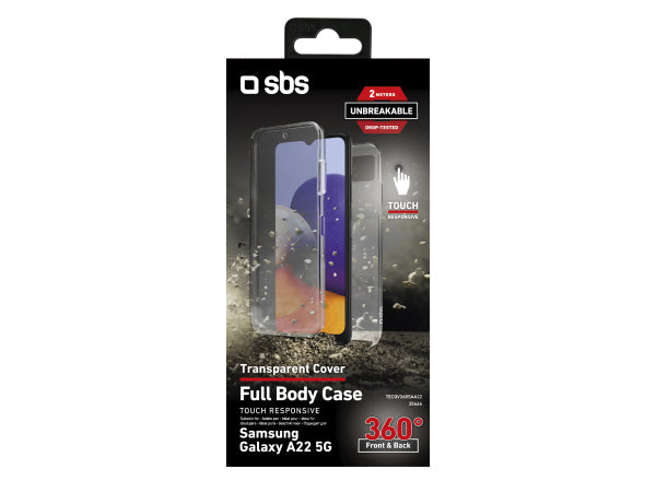 Kaufuniversum - EASYCELL Cover Full Body 360° für Samsung Galaxy A22 5G – Unbreakable Collection