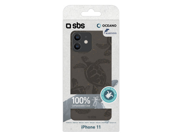 Kaufuniversum - SBS Öko-Cover Schildkröte für iPhone 11