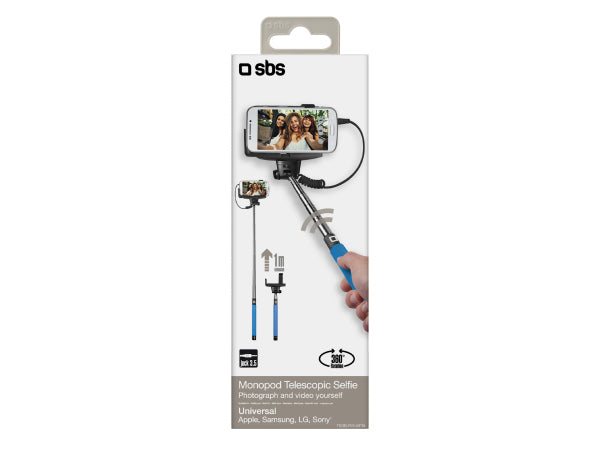 Kaufuniversum - SBS Selfie-Stange mit 3,5 mm Klinkenstecker